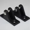 Nylon deak hinge boat bimini top fitting 90 degree pin plastic hardware boat