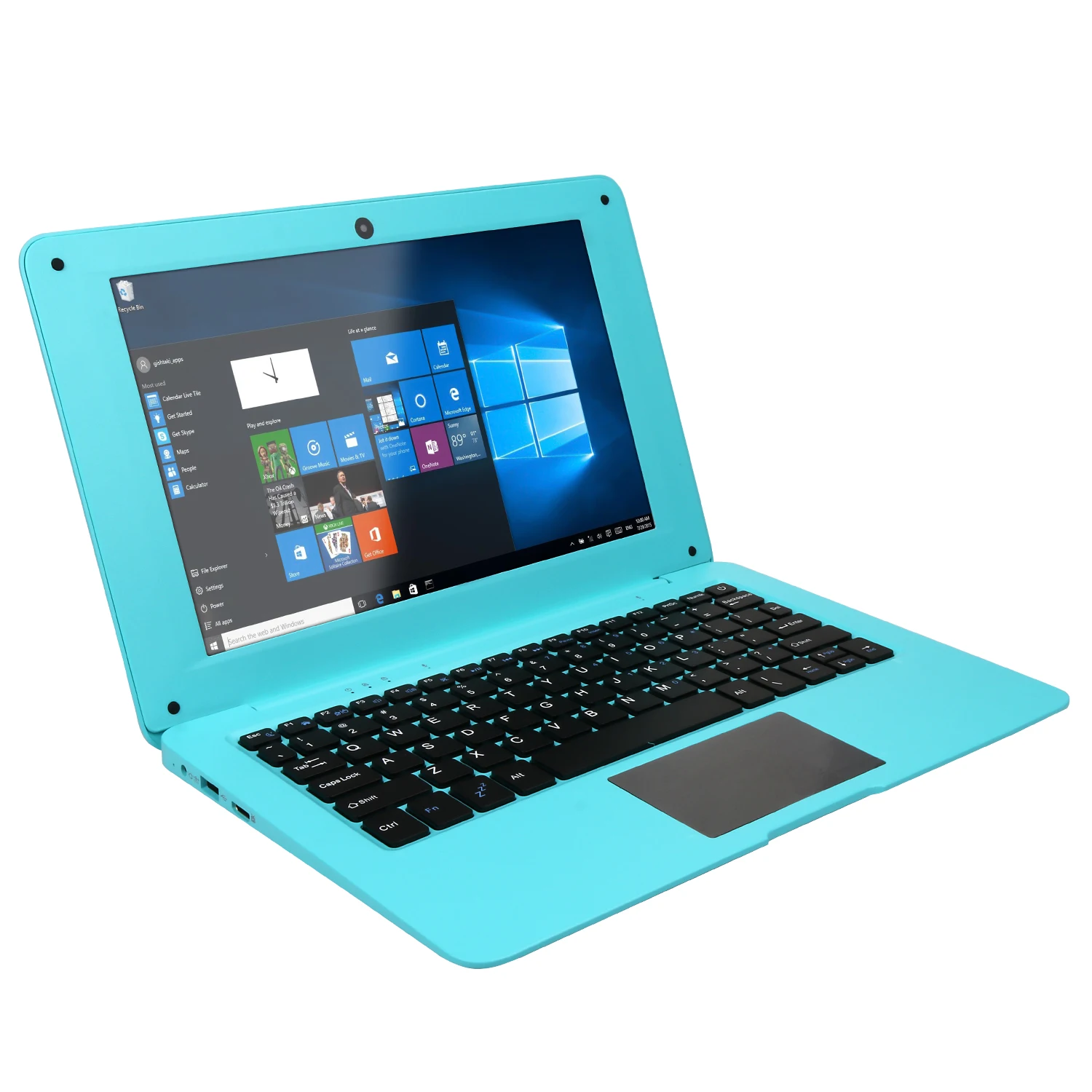 

Blue Color PC1068 New Cheap Mini portable Laptop Computer  inch Win 10 Z8350+IPS+2G+32G Mini Notebook, White