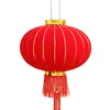 Meilun Chinese Traditional Red Silk Lanterns new design new years Flocking cloth lantern for spring festival