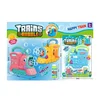 new 2019 toys for kids lovely hand drive soap train bubble machine plastic