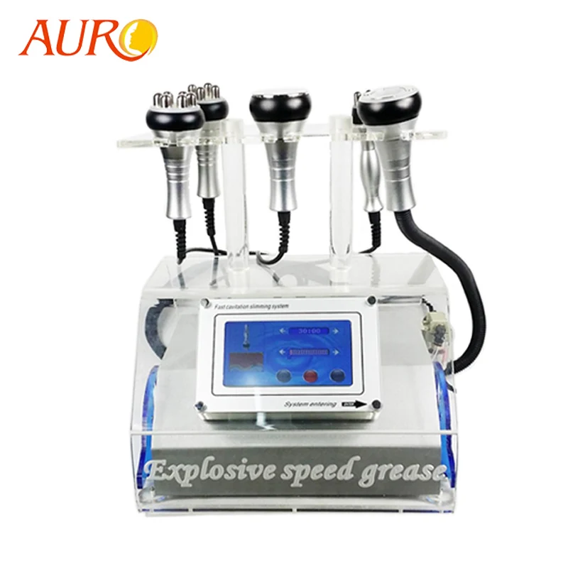 

Au-46B Cavitation 5 in 1 Portable Lipocavitation Machine with RF and Vacuum