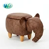 ws13000 Standard Wood stool furniture wooden kids chair cute animal shape wooden stool for kids room decoration