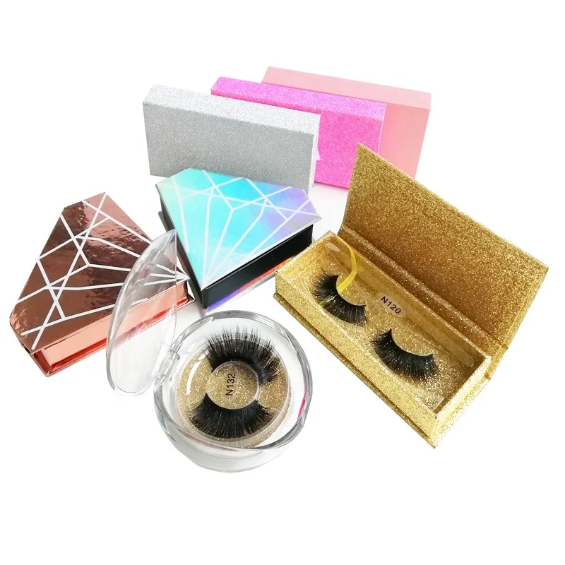 

Grace Beauty Wholesale Supplier 3D Lashes Siberian Mink Eyelashes Vendor With Eyelash Packaging Box, Natural black