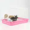 Top-load white rabbit cages lapin feed with floor easy clean ferret cage carriers