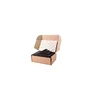 Shenzhen factory white color recycle cheap flat packing no glue e flute carton foldable paper box for shipping
