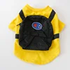 Pet clothes spring and summer teddy dog hoodie than bear fighting shiba inu small and medium-sized dog clothes popular logo bag