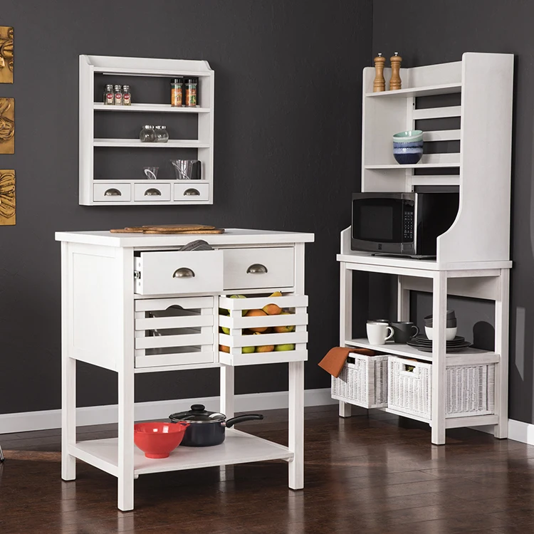 Venta al por mayor isla de cocina de madera-Compre online los mejores