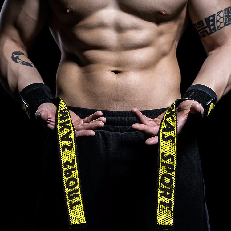 Customized Nylon Protection Lifting Straps Gym