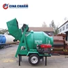 Diesel Engine Powered Mobile Medium Size Small Concrete Mixer Thailand tractor towable diesel concrete mixer