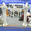 Custom White Marble Column Home Decor Stone Column
