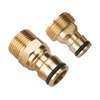 Hydraulic irrigation water hose quick coupling