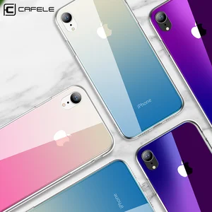 Cafele Gradient Transparent Protective Case iPhone X XR XS Max
