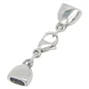 jewelry accessories clasps toggles rope bracelets bangles hooks diy silver 7.8mm round big hole bell design blank metal 2018