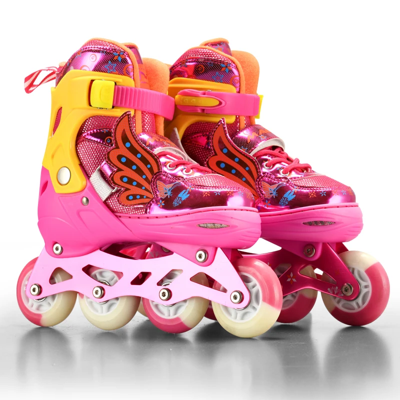 

funny vibrators kids toys electric inline skate winter toys outdoor child roller skates adults for boys and girls, Black+red,pink+blue,pink+yellow