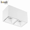 Contemporary 2 head 2x10w cob surface mounted led vertical downlight