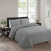 Wholesale Modern Bedroom Polyester Bed Quilt Satin Bedspread Set Quilted