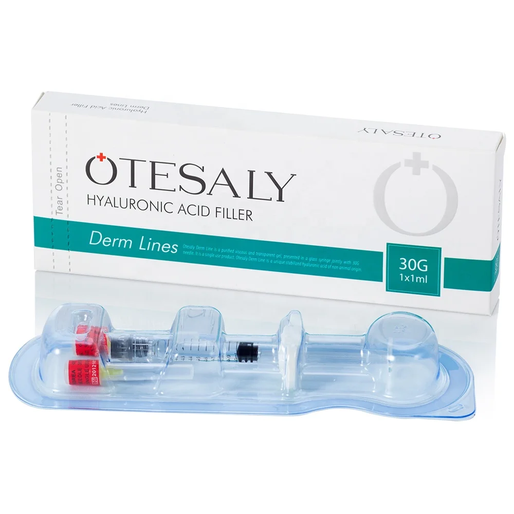 

CE Approved Otesaly New Products Needle Free Anti Aging Wrinkle Remover 1ml Dermal BDDE Hyaluronic Acid Dermal Filler