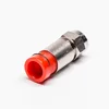 180 Degree Plug Male F Type Compression Connector for RG6