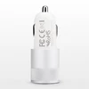 Fast charging ABS+Pc Travel Auto Adapter electrical socket portable 2usb Car Charger