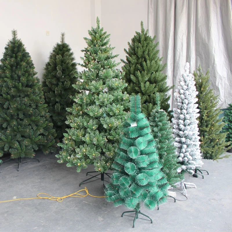 
Factory 50cm 60cm 120cm 150cm 180cm 210cm Custom LED High quality Colorful Christmas tree 