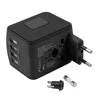 Best selling all kinds of mobile worldwide plugs universal travel charger adapter with usb port