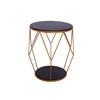 High quality Hexagonal geometric Metal Table, Golden Lounge Table, Side Table