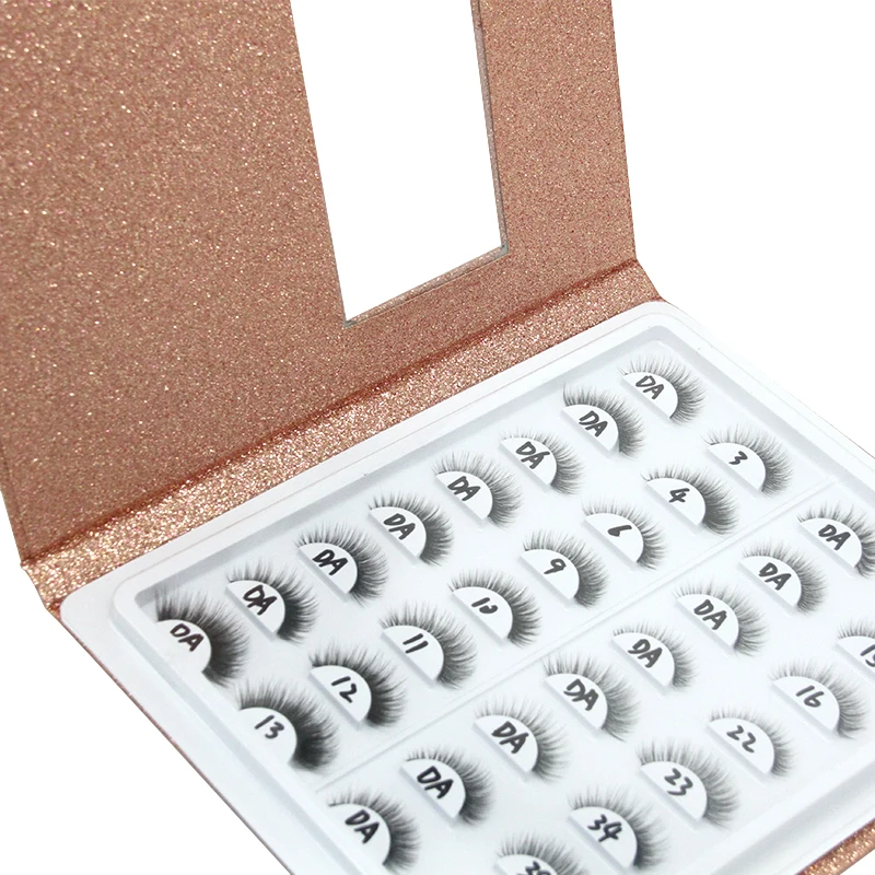 

Stock 16 Pair Lashes Book With Private Label Can Send Soon Packaging Book, N/a