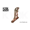KYOK Decorative Triple Curtain Rod Bracket Facy Modern Style Curtain Tiebacks Holder Home Decor Aluminum Curtain Track Bracket