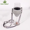 Design neoprene wine cup cooler holder cover with strap