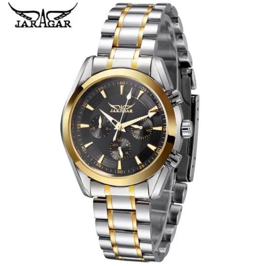 

JARAGAR Winner 055 Premium Date Week 24 Hour Flywheel Multi-function Watches Men Full automatic mechanical Wristwatch