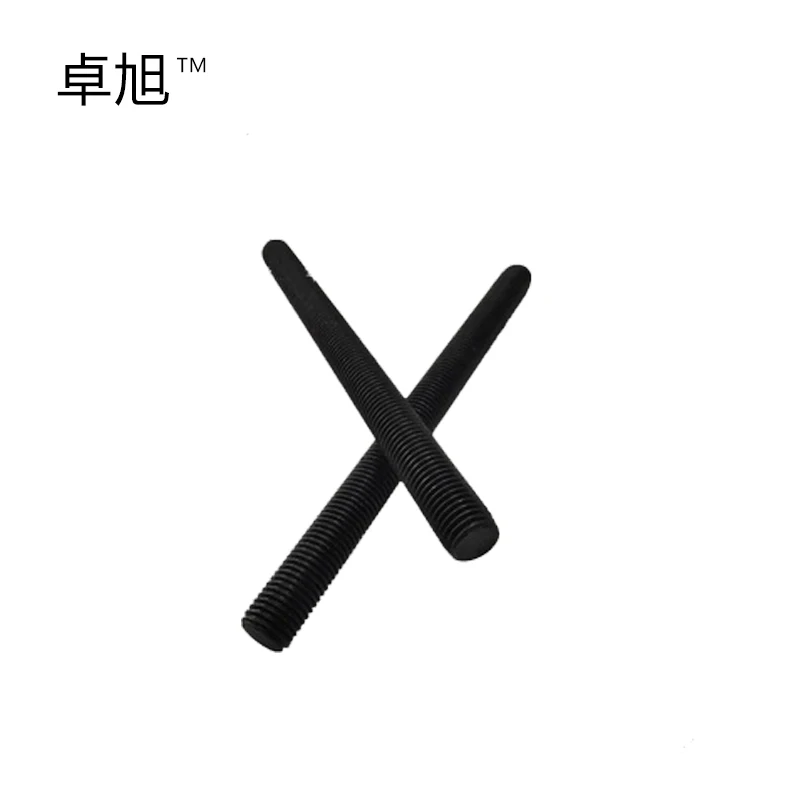 
OEM High strength Full Thread Bar Bolts Fastener Manufacture Customized Black Surface Treatment Thread Rod DIN975 