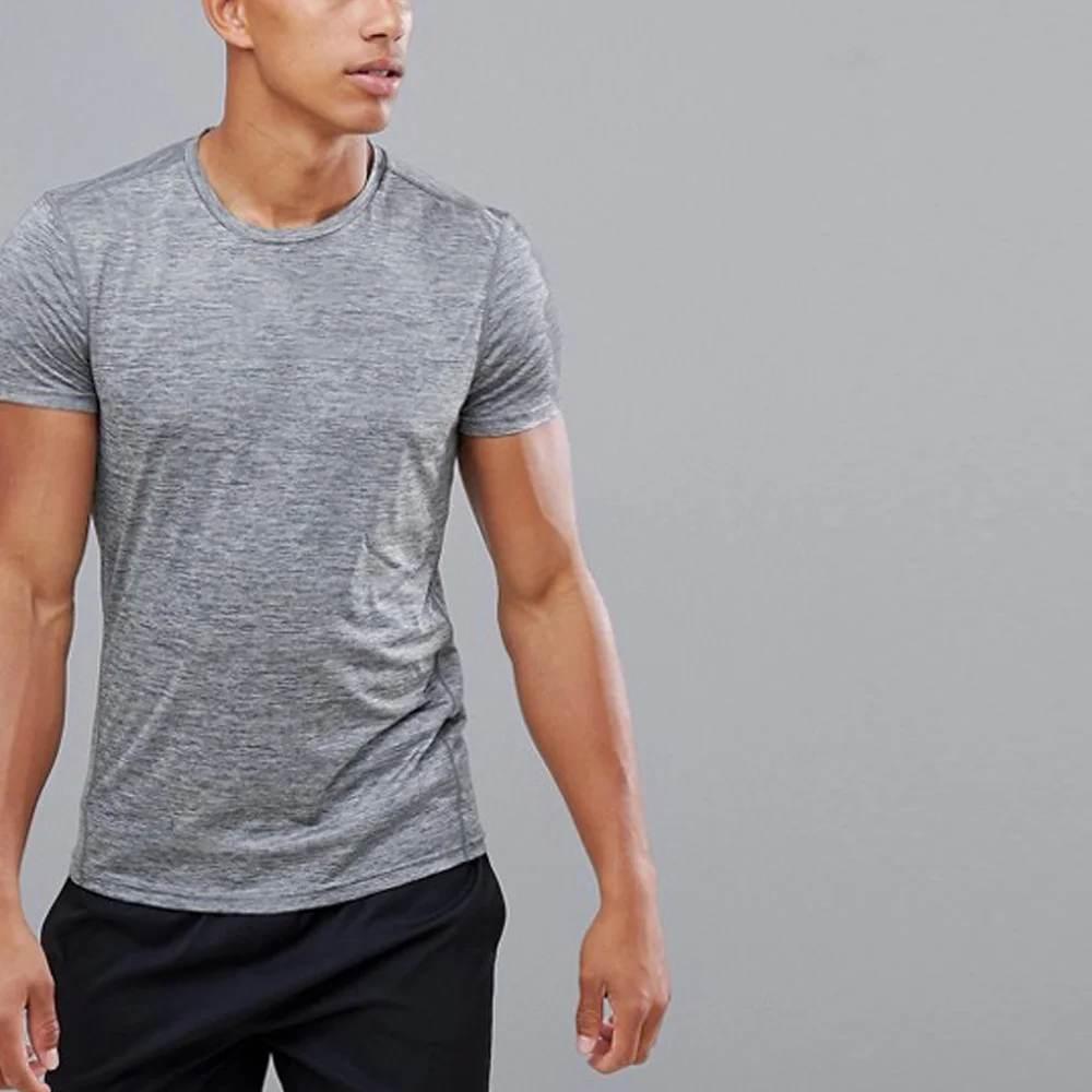

Guangzhou Supplier Cheap Micro Fiber Sport T-shirt Hot Sale Dry Fit T shirt Moisture wicking Mens Gym T shirt