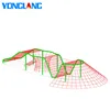 YL-WP004-02 Hot Sale Top Quality Colorful Climbing Nets And Structures Outdoor Plastic Playground