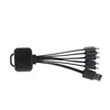 Best Seller Luminous Custom Logo Portable Multifunction 5in1 USB Charger Cable