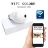 Led300 1080p hd fisheye lens wifi globe panoramic cam home security light bulb ip cctv camera
