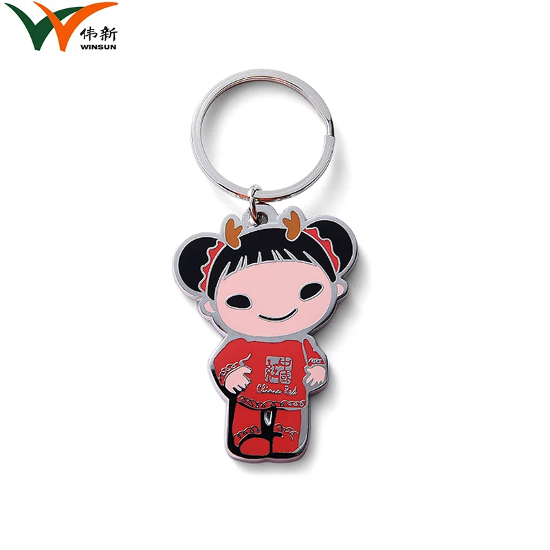 
Fast Delivery Designers Anime Keychain Metal Cute Enamel Keychain Custom Keychain 