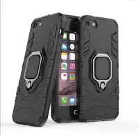 

Luxury Stand Armor Phone Holder Case For iPhone 7 8 6 6S Plus X S XS Hybrid TPU+Hard PC ShockProof Back Cover for iphone 5 5S SE