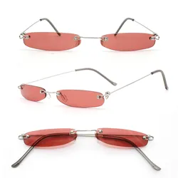 Personalized mini frameless sunglasses ,mini rimle