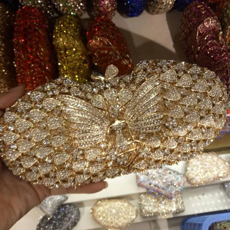 

DB565 crystal bag clutches wedding evening purse, Many colors or customized