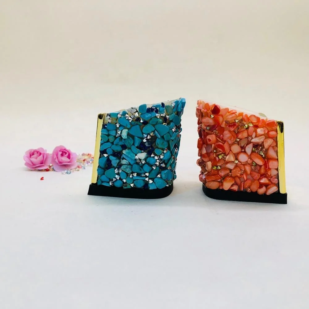 

DAC-59 Ladies Shoe Parts Artificial Stone Plastic Heels for Shoes