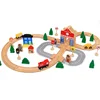Thomas 50pcs Wooden Track Train Set Toy Baby Toy Wood Railway Train Set