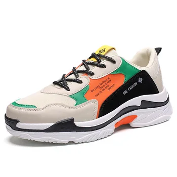 2018 Good Quality Customized Rubber Soles Mens Black Leather Casual Sport Shoes Made In China