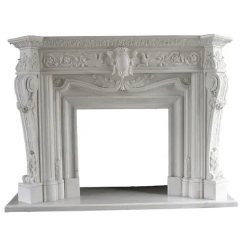 Europe Style Uk White Marble Fireplace Surround Buy Uk White