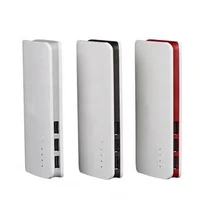 

OEM/ODM factory 3 usb port 18650 flashlight power bank charging 10000mah portable charger Mobile with customized logo