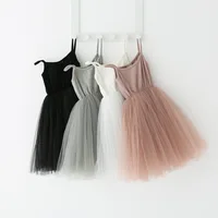 

2019 Summer Wholesale Tutu Dress Baby Girls Casual Spaghetti strap Sleeveless Dress