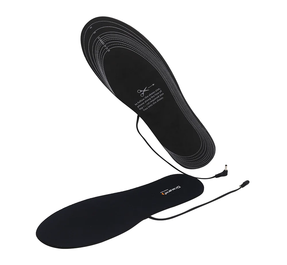 

Factory Cut to Size Ultra Thin Rechargeable Battery Thermal Heated Insole for Foot Warmer, Red,black,yellow and so on