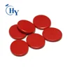 Cheap price gemstone oval double flat synthetic red coral stone