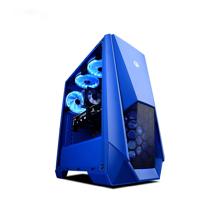 

Ningmei Gaming PC Core i5 9400F/GeForce GTX 1660/GTX1660Ti DDR4 16G 480G SSD Desktop Computer for Gaming PC, Blue/white