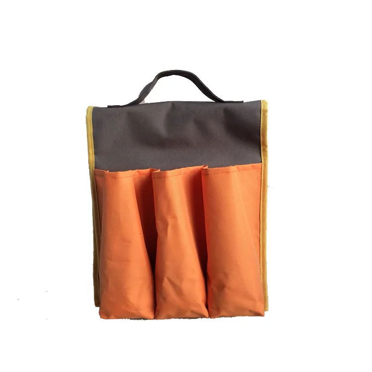 

New design polyester 6 bottle wine bag foldable wine tote bag in China, Custom made