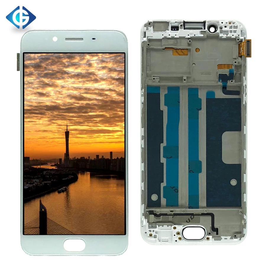 

5.5 inch Full LCD for Oppo R9S Display Screen with Touch Digitizer for Oppo R9S Screen, Black white